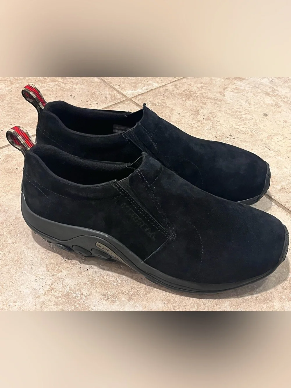 Merrell Jungle Moc Midnight Black Suede Leather Men's Size 11 W Wide NEW NWOB